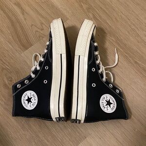 Converse Black and White High-Tops